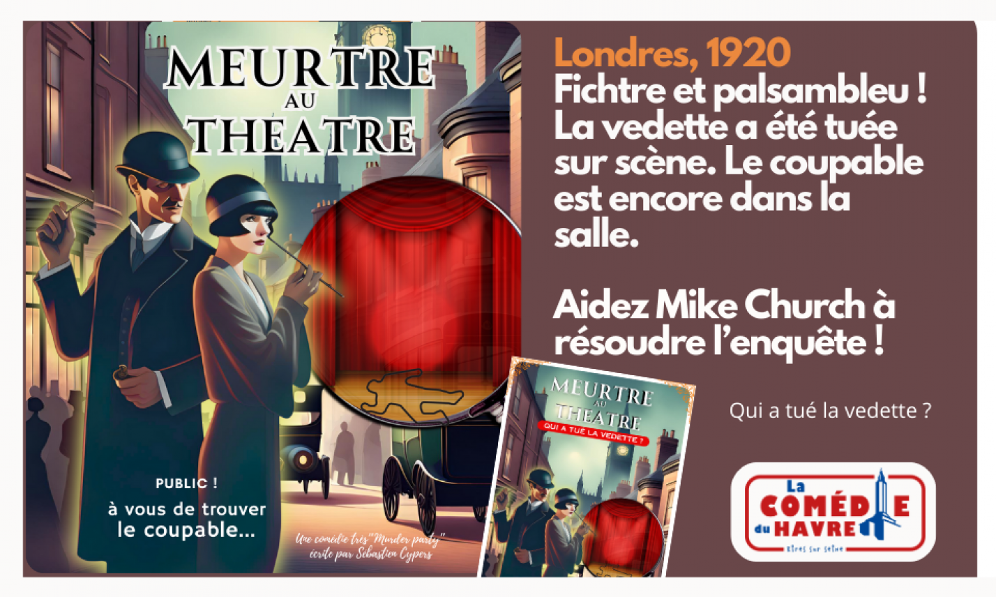 MEURTRE AU THEATRE : Spéciale 31 Décembre