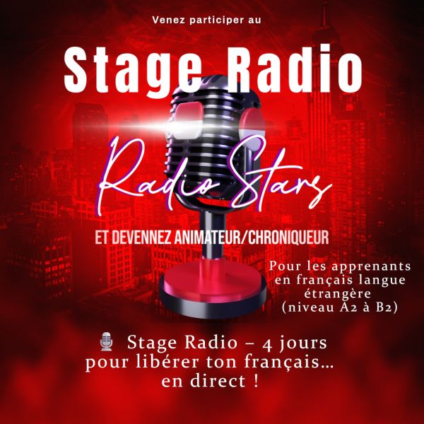 Stage Radio – Apprendre le français autrement !