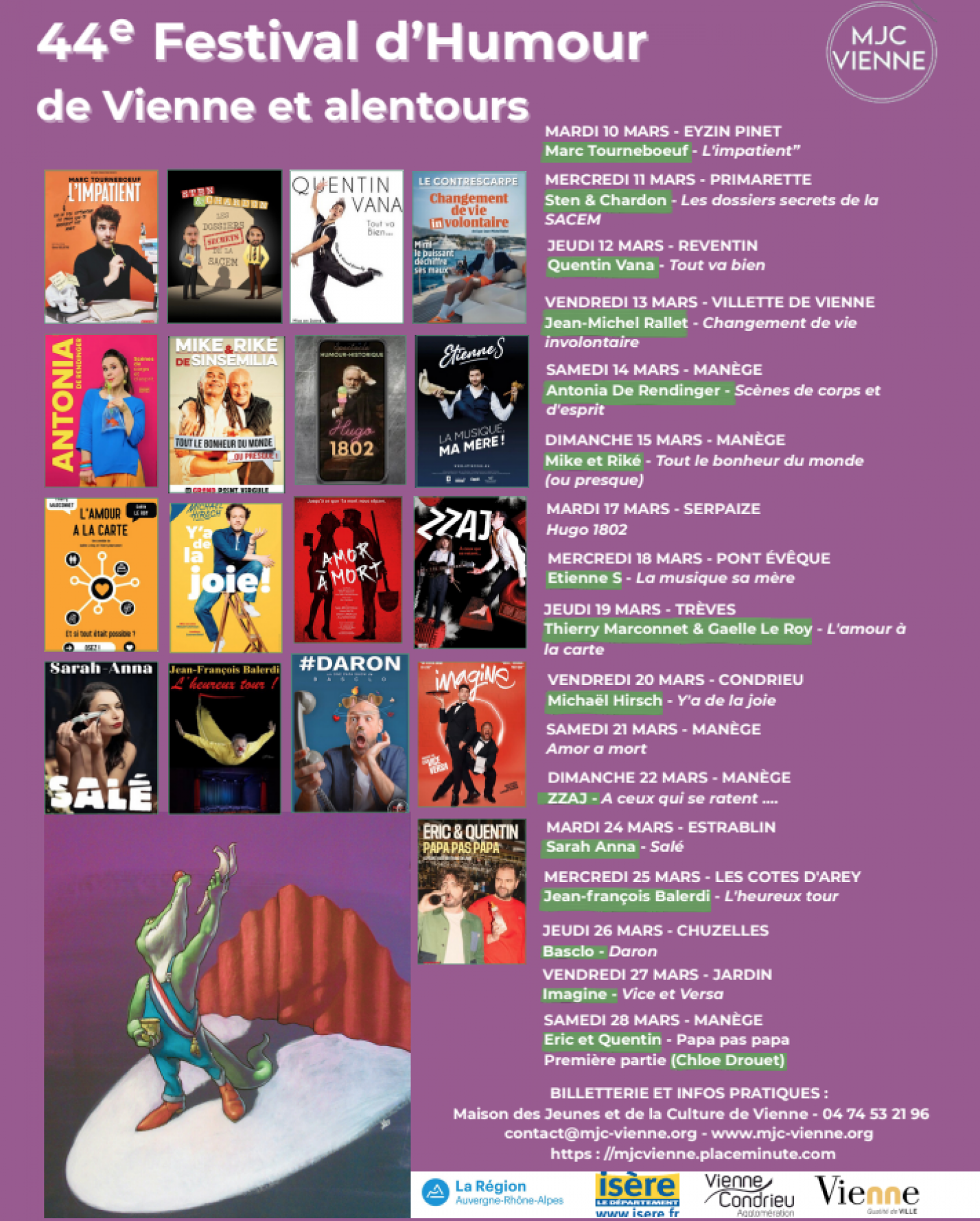 44eme Festival d'Humour de Vienne et Alentours